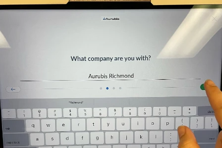 Aurubis_Richmond visitor check in