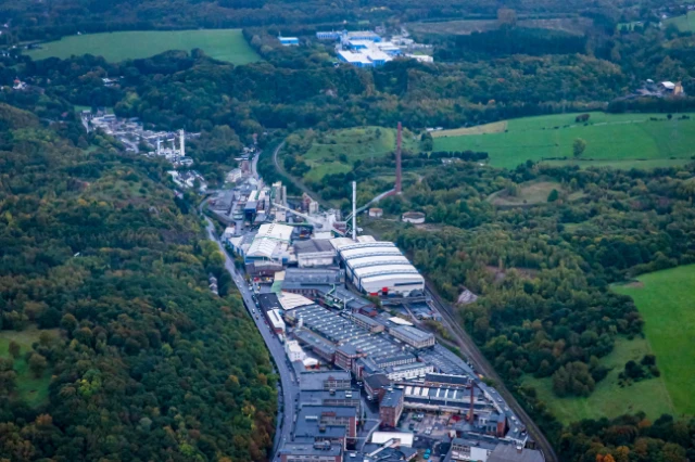 Aurubis Standort Stolberg Werkansicht Luftbild